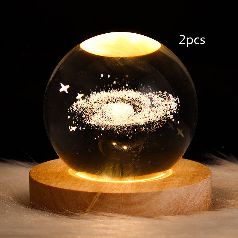 Luminous Sky Moon Crystal Ball Night Projection