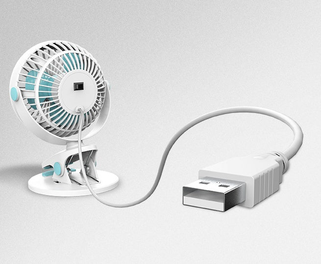 Mini Clip-on USB Desktop Fan