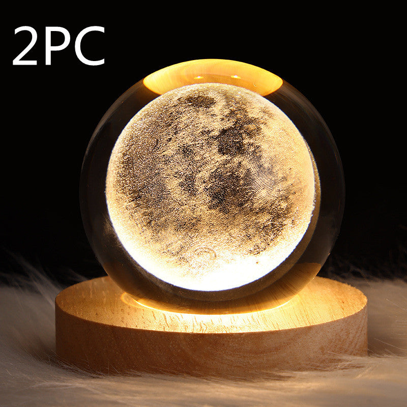 Luminous Sky Moon Crystal Ball Night Projection