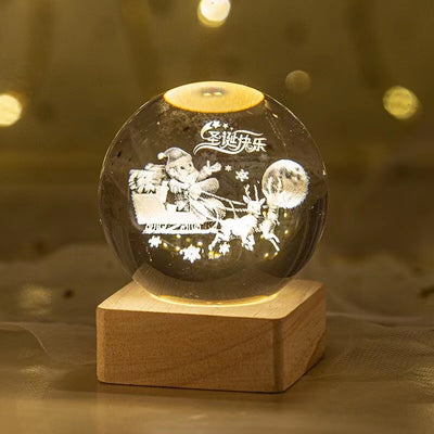 Luminous Sky Moon Crystal Ball Night Projection