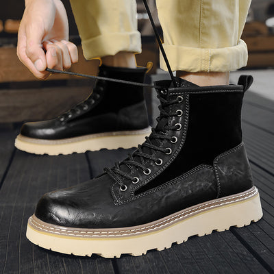 Trend Men's High-top British Style Working Boots