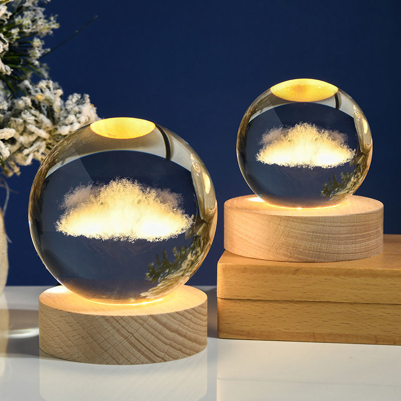 Luminous Sky Moon Crystal Ball Night Projection