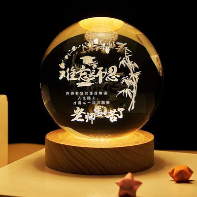 Luminous Sky Moon Crystal Ball Night Projection