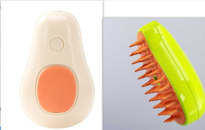 Steamy Pet Brush Grooming Comb For Massage Avocado Shape