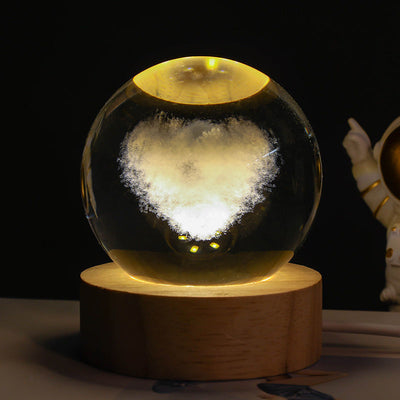 Luminous Sky Moon Crystal Ball Night Projection