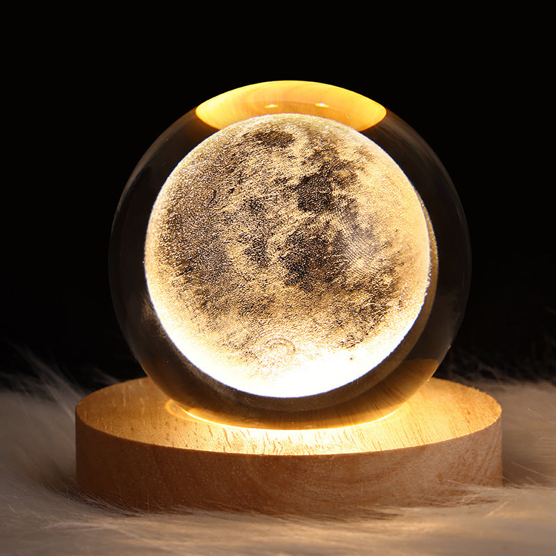 Luminous Sky Moon Crystal Ball Night Projection